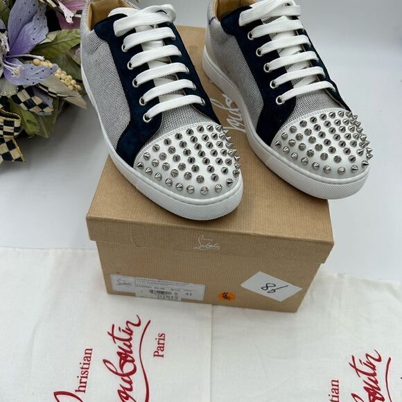 Men’s Christian Louboutin, Louis Jr spikes size 41 made in Italy - Picture 2 of 11